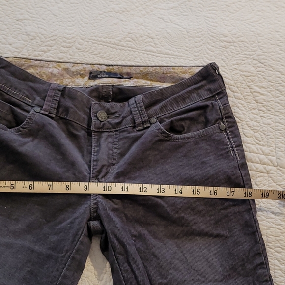 Prana women's gray pants/cords size 2 - Picture 8 of 15